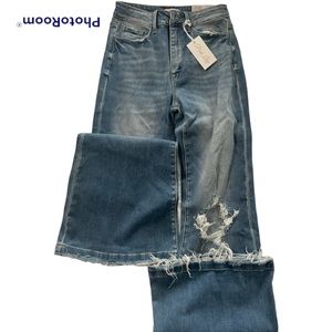 Pink Lily Bell Bottom Jeans